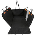 Waterproof Dog Car Seat Cover with Mesh Window & Storage Bags – 600D Oxford Protector