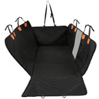 Waterproof Dog Car Seat Cover with Mesh Window & Storage Bags – 600D Oxford Protector