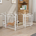 24-Inch 8-Panel Metal Dog Playpen – Indoor Pet Exercise Pen