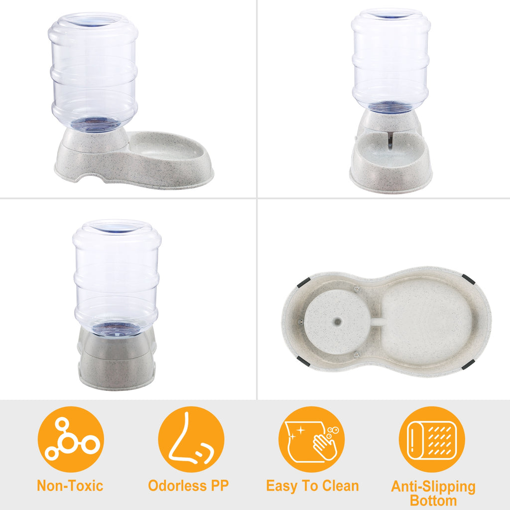 3.5L Gravity Pet Water Dispenser – Automatic Waterer for Cats & Dogs