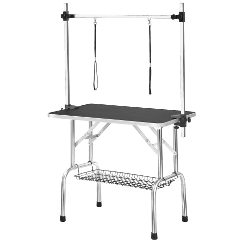 36-Inch Adjustable Dog Grooming Table – Heavy-Duty Portable Pet Table