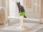 Mushroom Cat Scratching Post with Sisal Rope & Interactive Ball Track