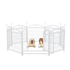 24-Inch 8-Panel Metal Dog Playpen – Indoor Pet Exercise Pen