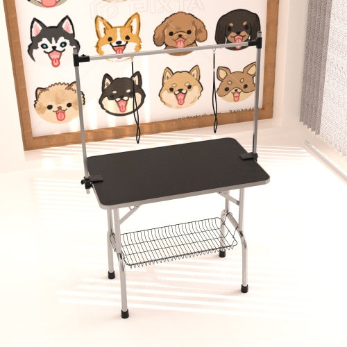 36-Inch Adjustable Dog Grooming Table – Heavy-Duty Portable Pet Table