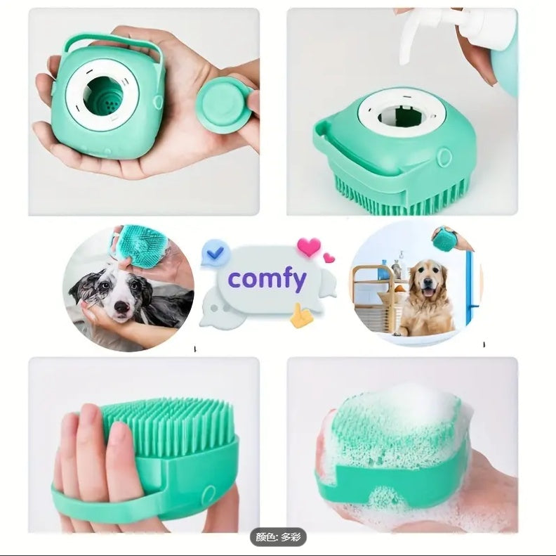 7-Piece Pet Grooming Kit with Brush, Nail Clipper, Flea Comb & Bath Brush