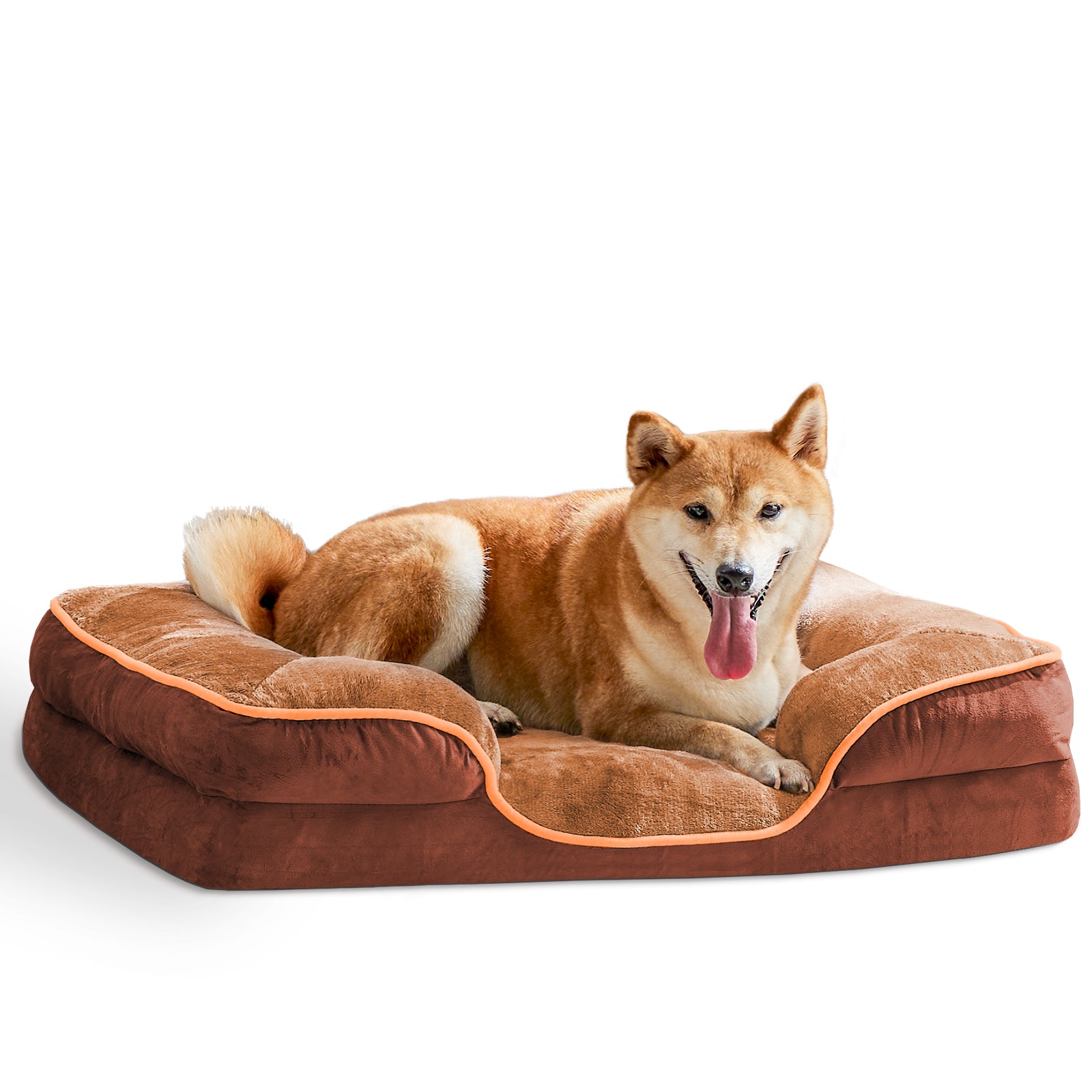 Memory Foam Pet Bed for Small Dogs & Cats – Washable Cover & Waterproof Liner