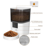 Smart Pet Feeder with Video Camera – Adjustable Automatic Food Dispenser