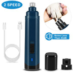 Quiet USB Rechargeable Dog Nail Grinder – 2-Speed Cordless Pet Nail Trimmer