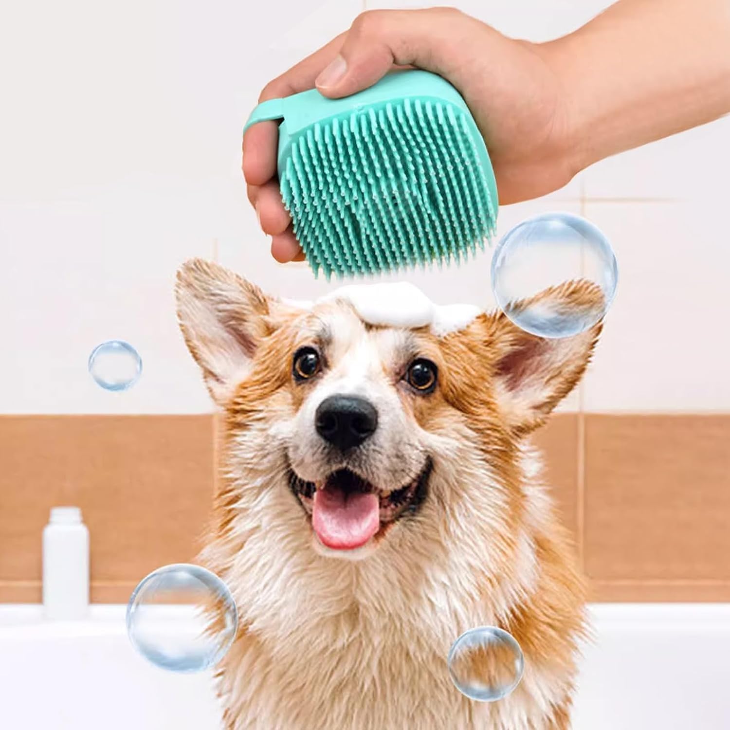 7-Piece Pet Grooming Kit with Brush, Nail Clipper, Flea Comb & Bath Brush